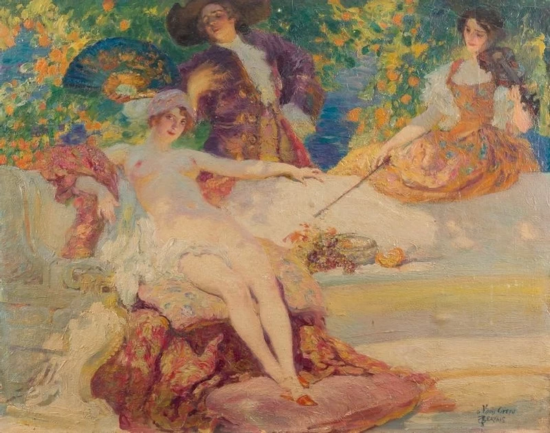 Paul Jean Gervais - La panchina di marmo 1